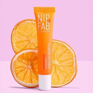 🔥3/$30 NEW NIP + FAB Vitamin C Fix Hybrid Gel Cream 5% Deluxe Travel Size 15mL